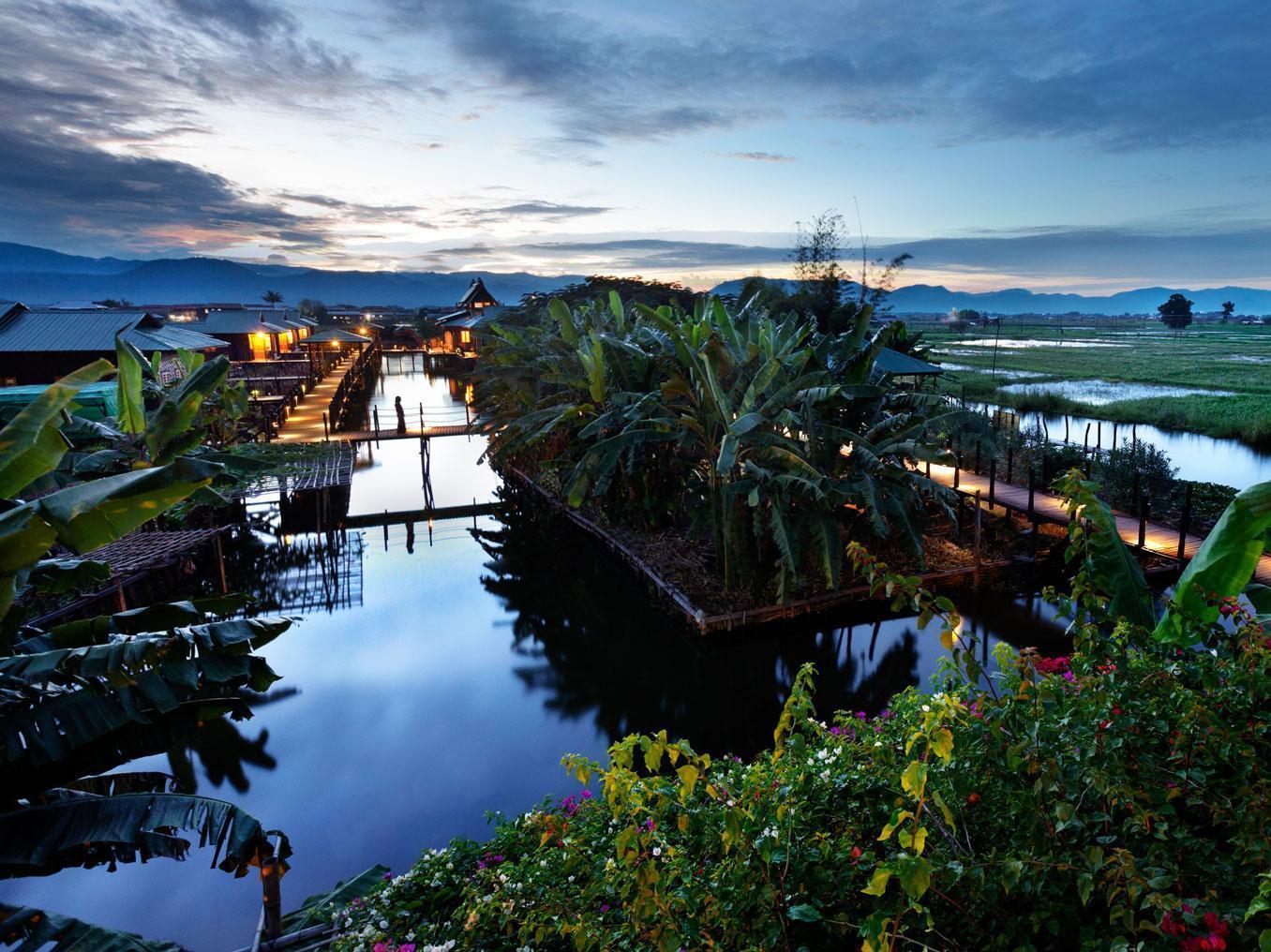 Inle Heritage Stilt Houses Ywama Bagian luar foto