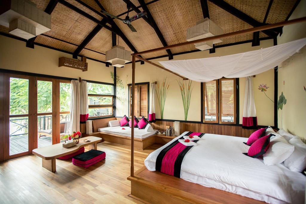 Inle Heritage Stilt Houses Ywama Bagian luar foto