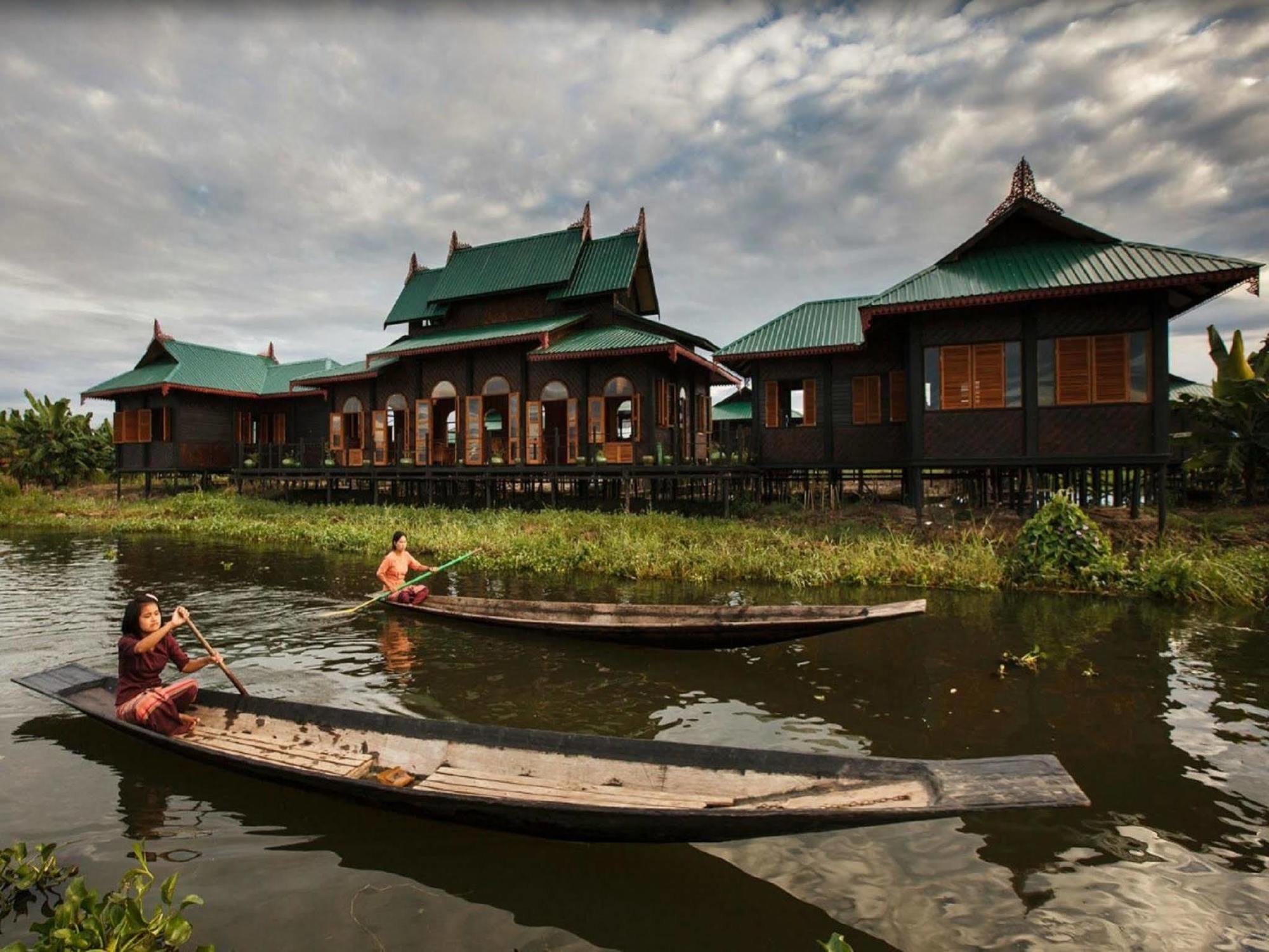 Inle Heritage Stilt Houses Ywama Bagian luar foto