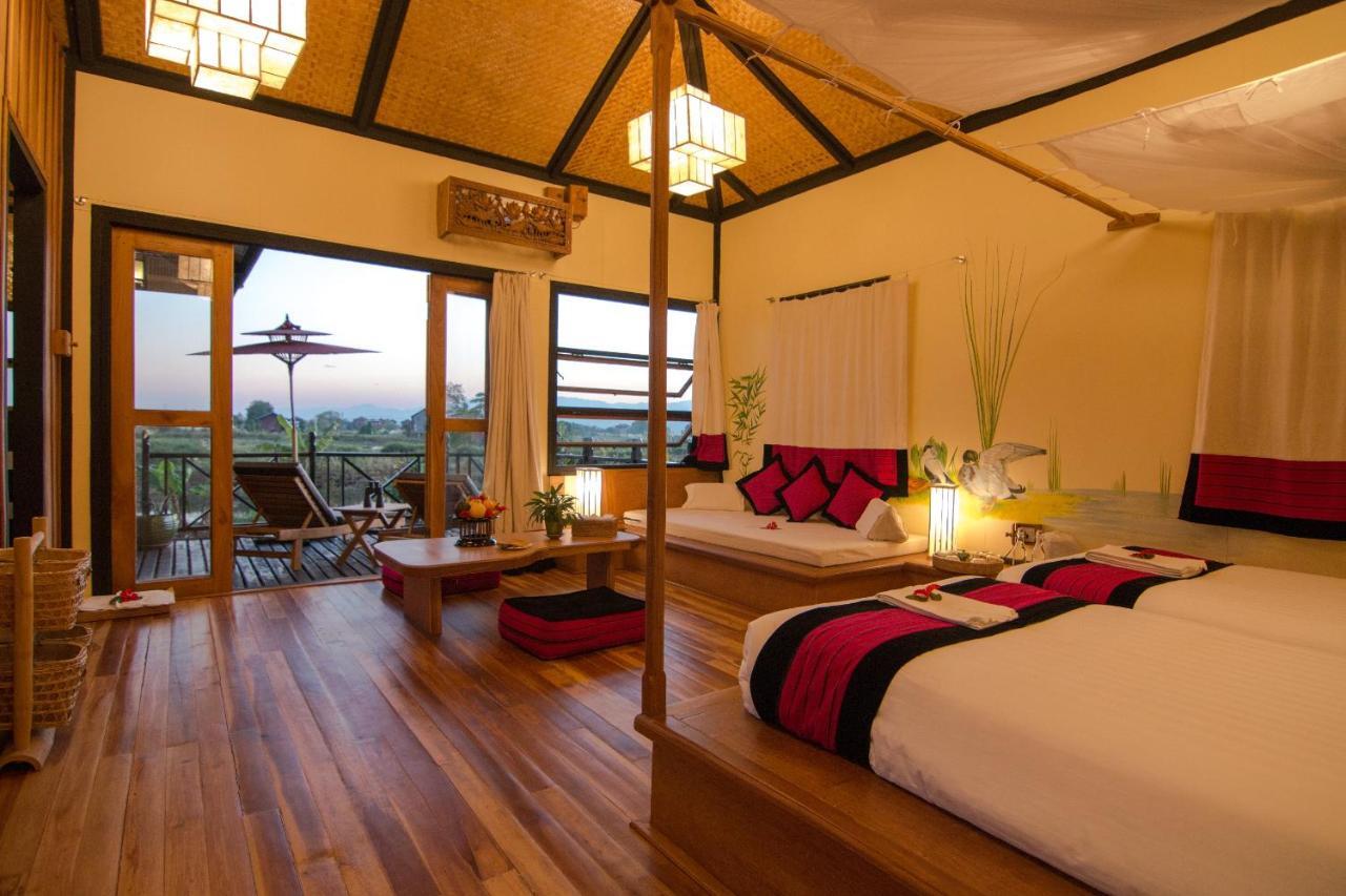 Inle Heritage Stilt Houses Ywama Bagian luar foto