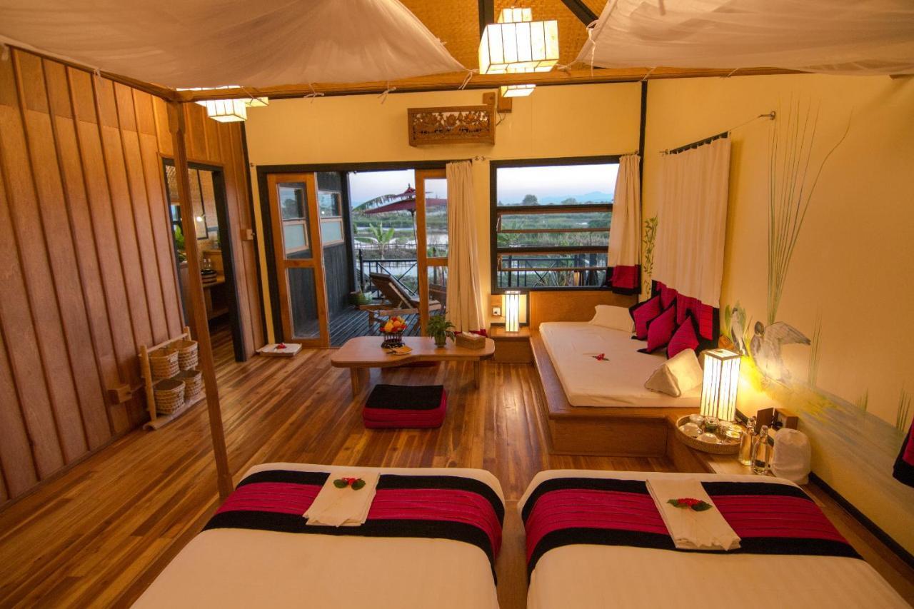 Inle Heritage Stilt Houses Ywama Bagian luar foto